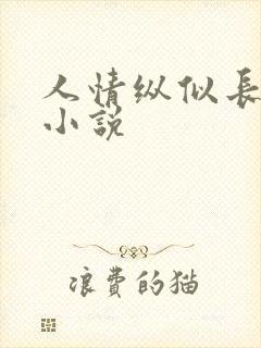 人情纵似长情月小说
