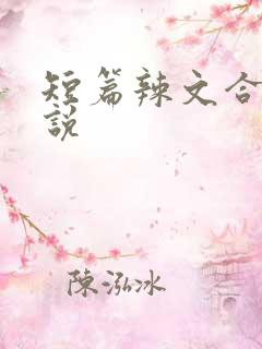 短篇辣文合集小说