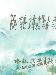 驾校情缘(老树开花)孙潇潇笔趣阁