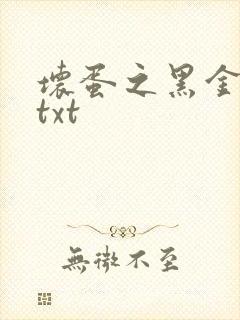 坏蛋之黑金帝国txt