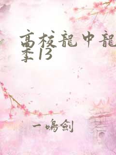 高校龙中龙第二季13