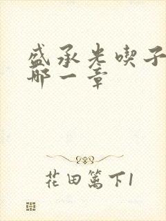 盛承光吃子时奶哪一章