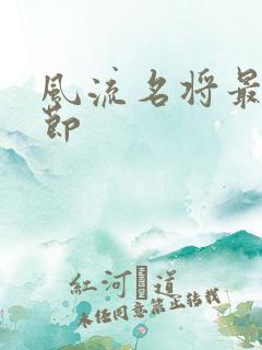 风流名将最新章节