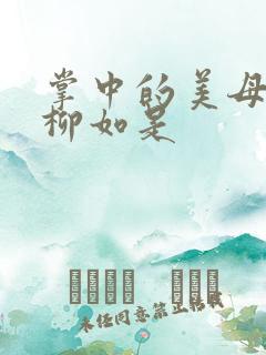 掌中的美母版主柳如是