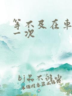 等不及在车里做一次