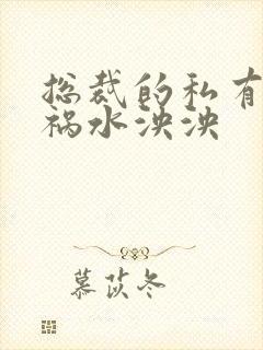 总裁的私有宝贝祸水泱泱