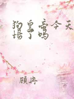 狗皇帝今天火葬场了吗