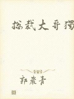 总裁大哥独宠妻