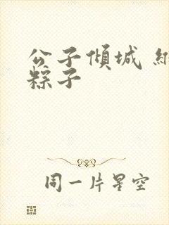 公子倾城 维和粽子