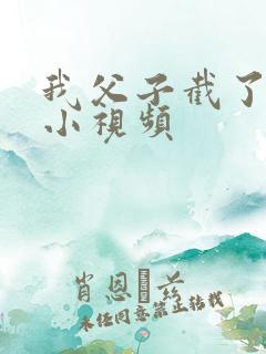 我父子截了一段小视频