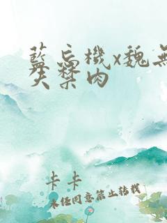 蓝忘机x魏无羡失禁肉