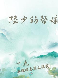 陆少的替嫁宠妻