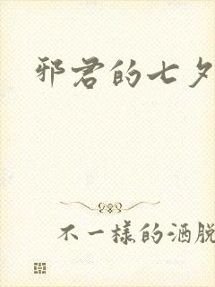 邪君的七夕皇妃