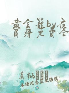 黄金笼by夜很贫瘠免费全文