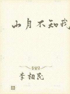 山月不知我心事
