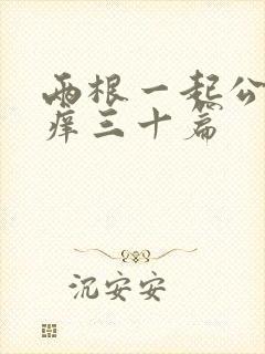 两根一起公憩止痒三十篇