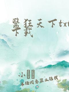 医狂天下txt下载