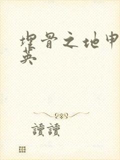 埋骨之地申屠奎英