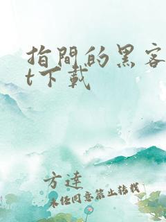 指间的黑客txt下载