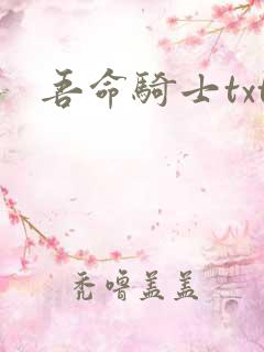 吾命骑士txt