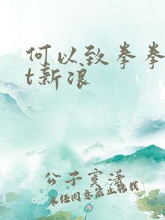 何以致拳拳txt新浪