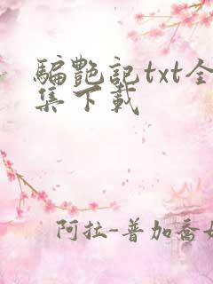 骗艳记txt全集下载