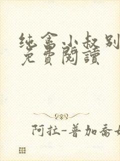 纯禽小叔别太猛免费阅读