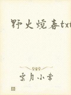 野火烧春txt