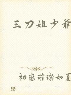 三刀姐少爷视频