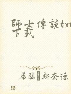 师士传说txt下载