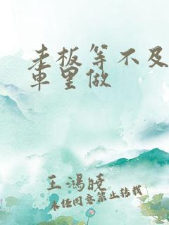 老板等不及了在车里做