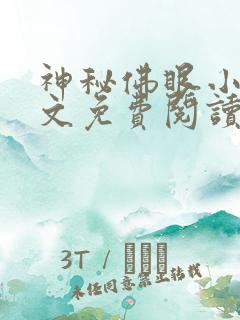 神秘佛眼小说全文免费阅读