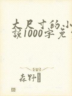 大尺寸的小黄说说1000字免费阅读