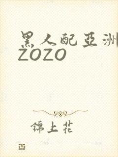黑人配亚洲女人ZOZO
