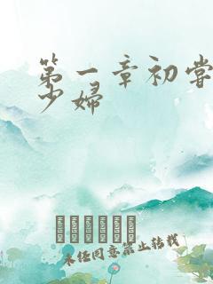 第一章初尝云雨少妇