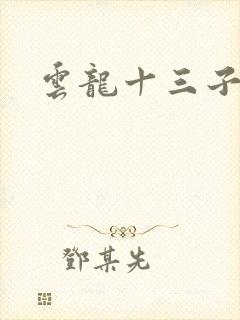 云龙十三子