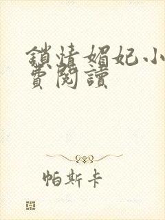 锁情媚妃小说免费阅读