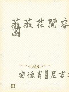 薇薇花开容颜倾国