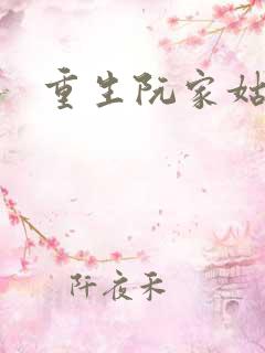 重生阮家姑娘