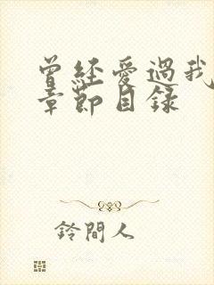 曾经爱过我刘念章节目录