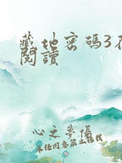 藏地密码3在线阅读