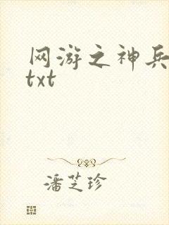 网游之神兵利器txt