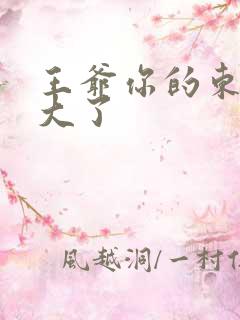 王爷你的东西太大了