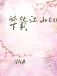 醉枕江山txt下载