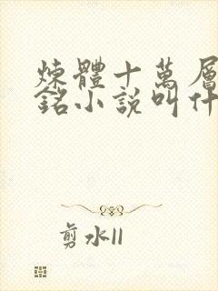 炼体十万层轩辕铭小说叫什么