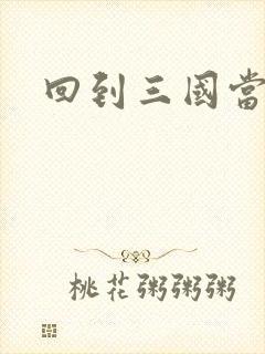 回到三国当军阀