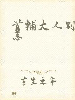 首辅大人别来无恙