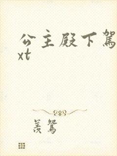 公主殿下驾到txt