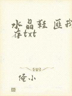 水晶鞋 匪我思存txt