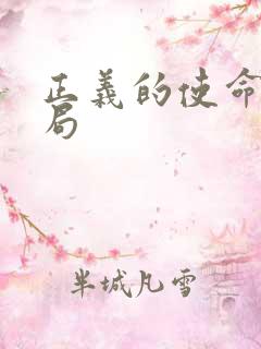 正义的使命大结局